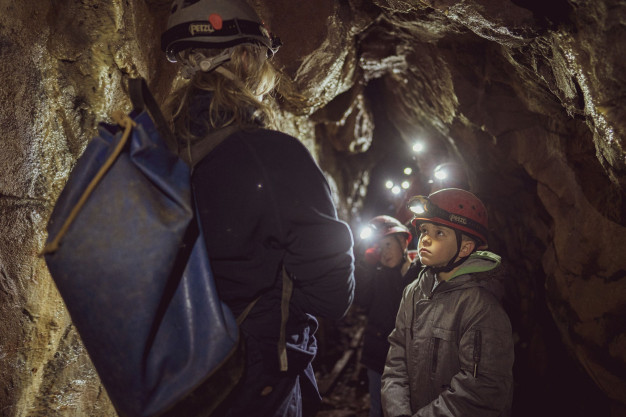 Caving in the onsite cave