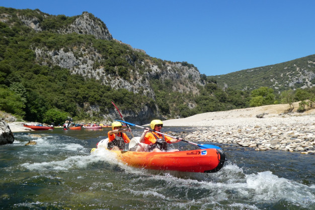 2 day Ardèche descent – a kayak trip through the Ardèche gorge is an experience of a lifetime